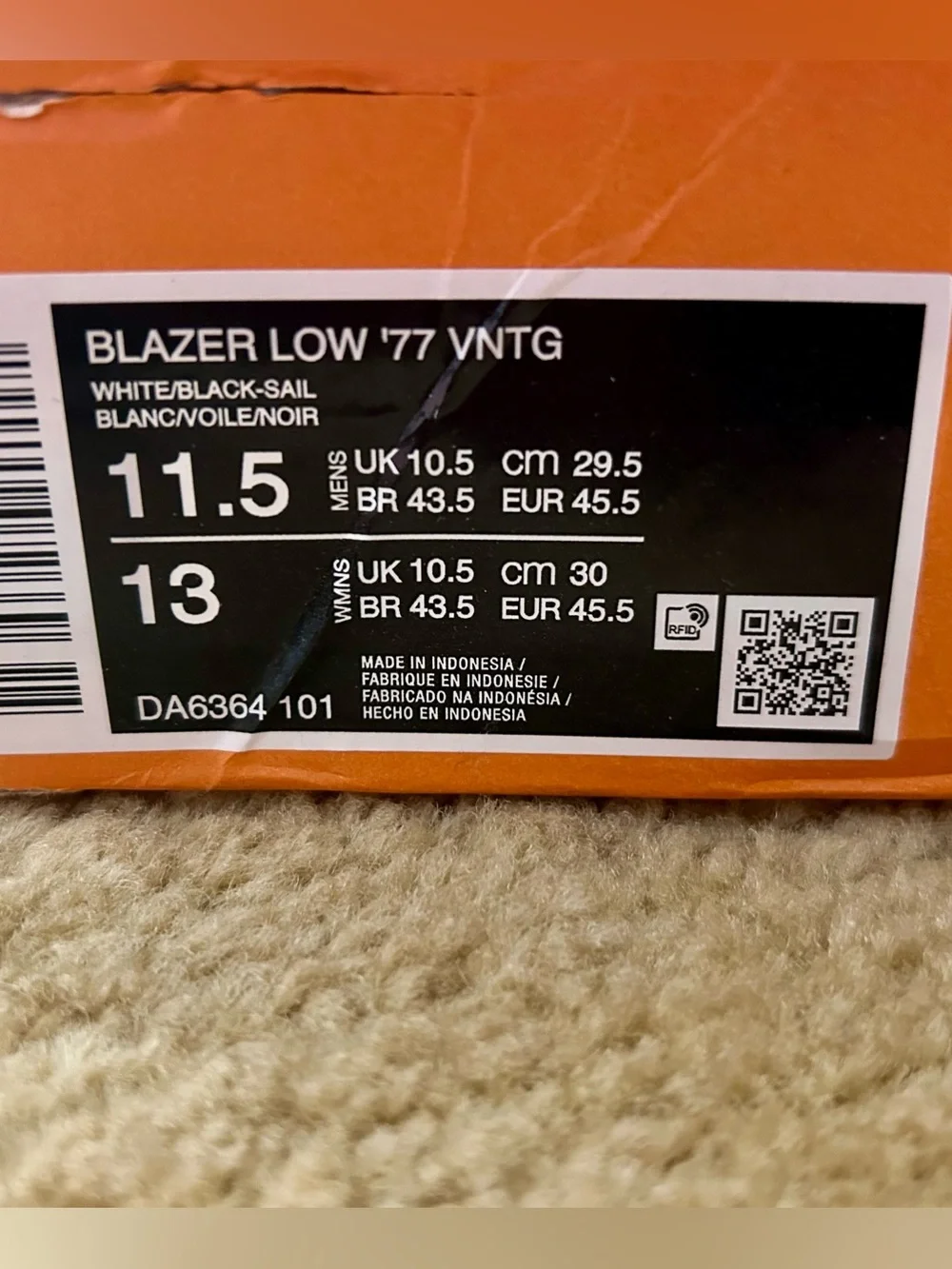 Nike Blazer Low 77 VNTG